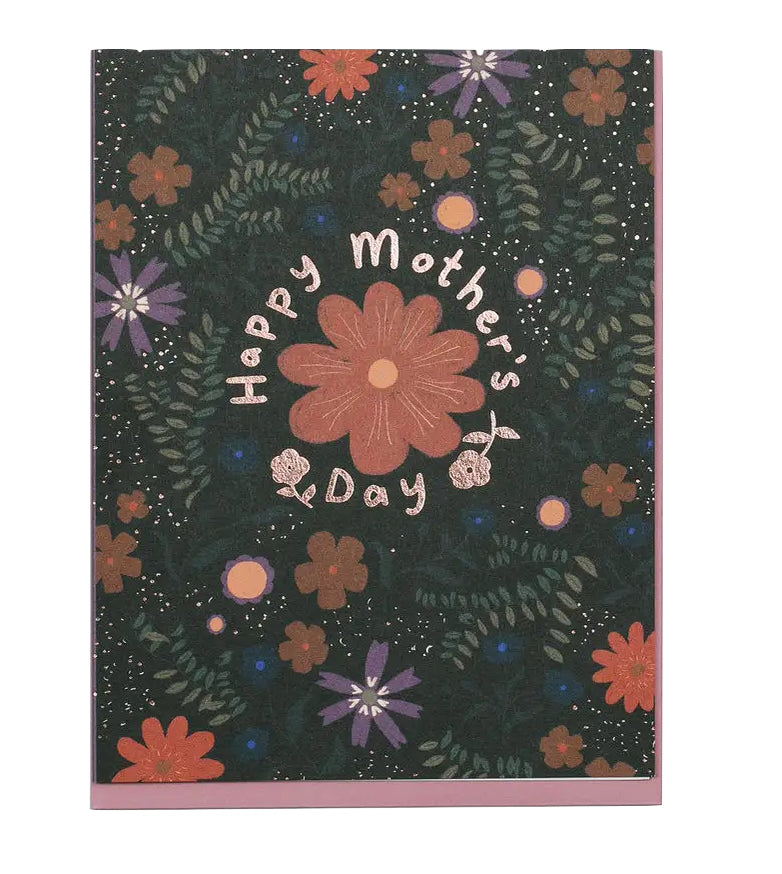 Mother's Day Floral Pattern Card