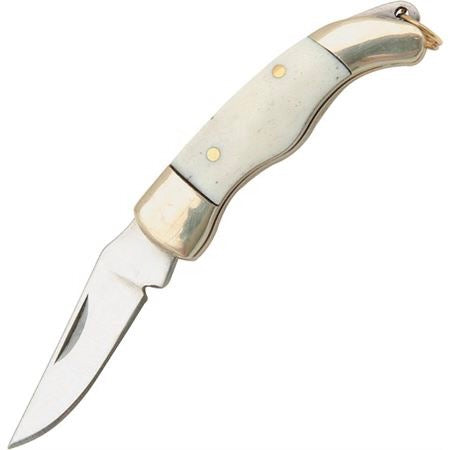 White Bone Miniature Folder Knife