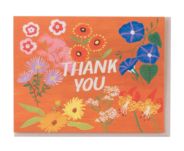 Floral Thank You Card