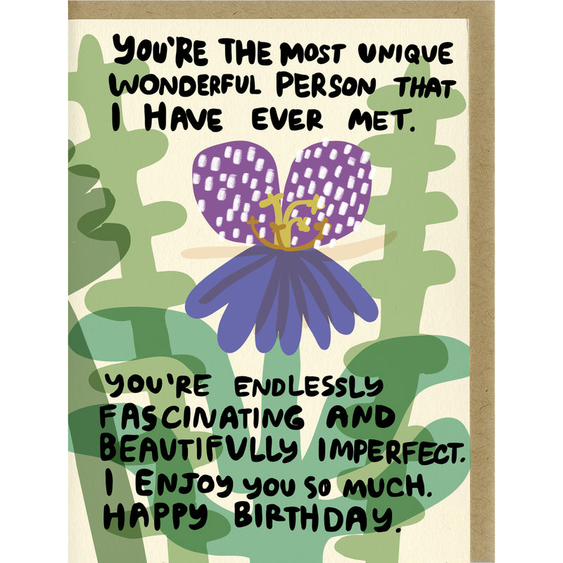Most Wonderful Person Card