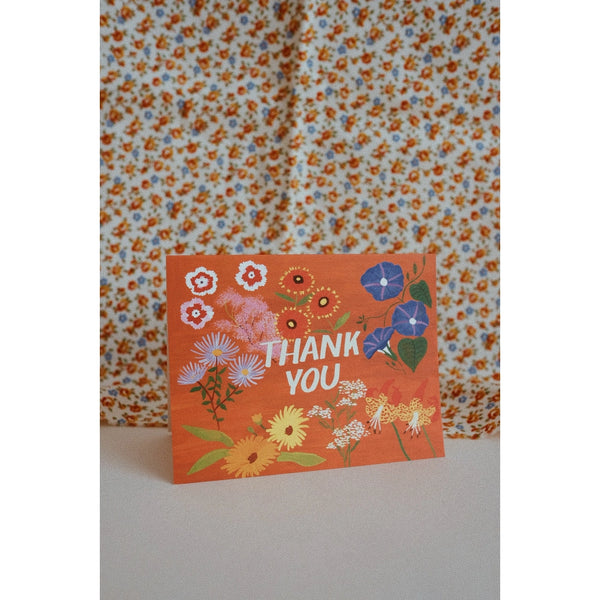 Floral Thank You Card