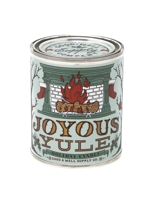 Joyous Yule Candle