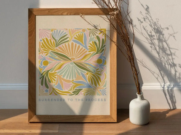 Surrender To The Process Print