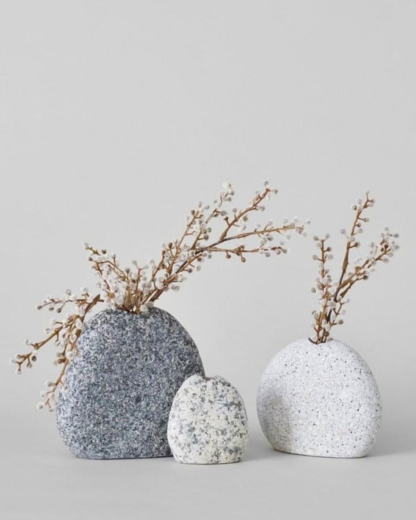 Beach Stone Vases