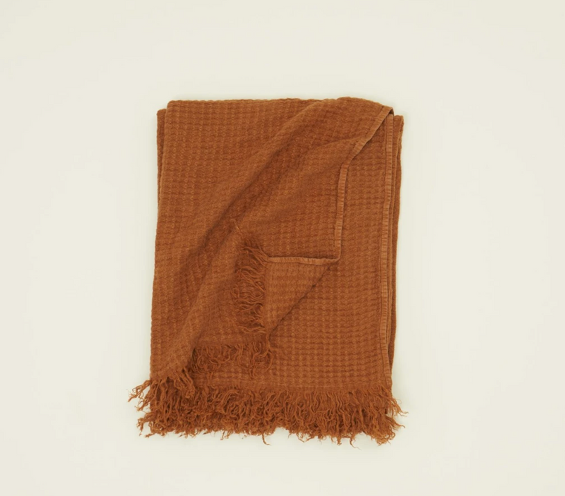 LINEN THROW Blanket