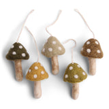 Felt Mushroom Ornaments